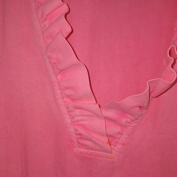 Crown and Ivey Pink ruffle maxi dress size XL - Picture 5 of 9